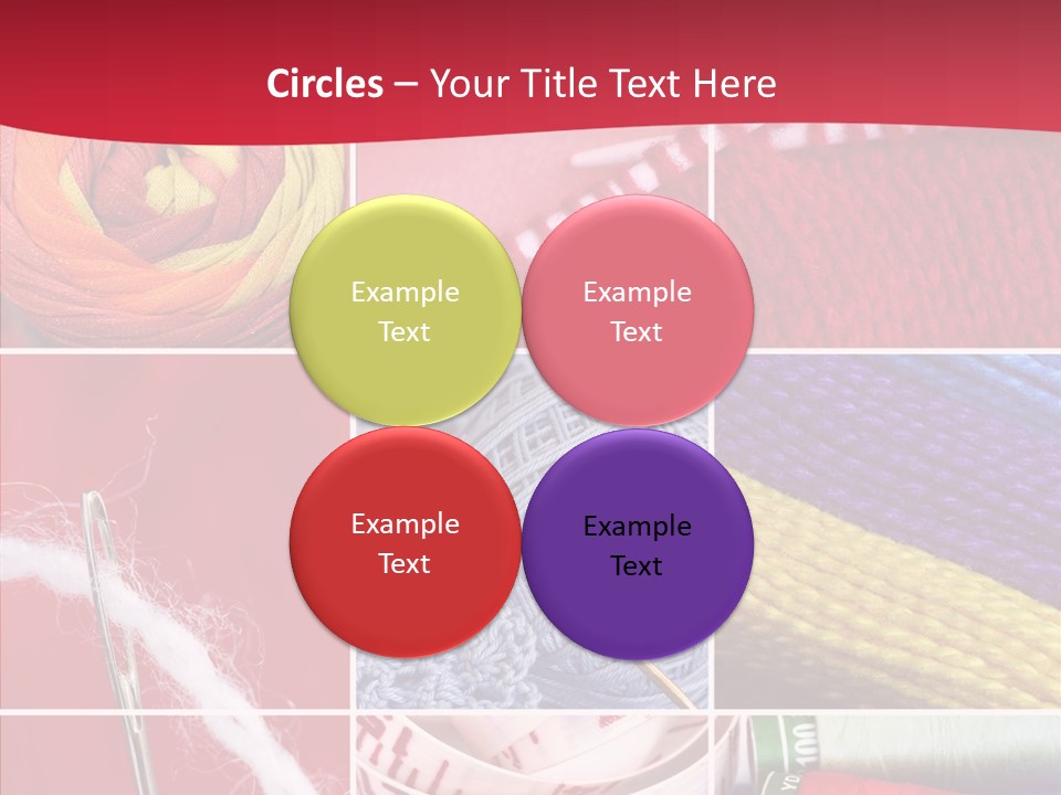 Needle Couture Tape PowerPoint Template