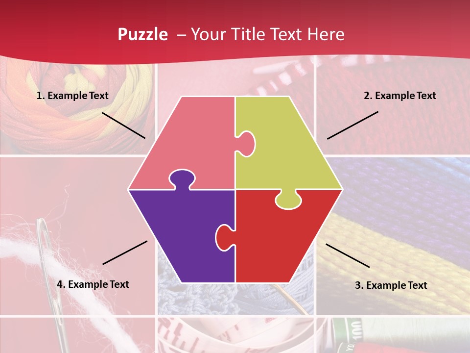 Needle Couture Tape PowerPoint Template