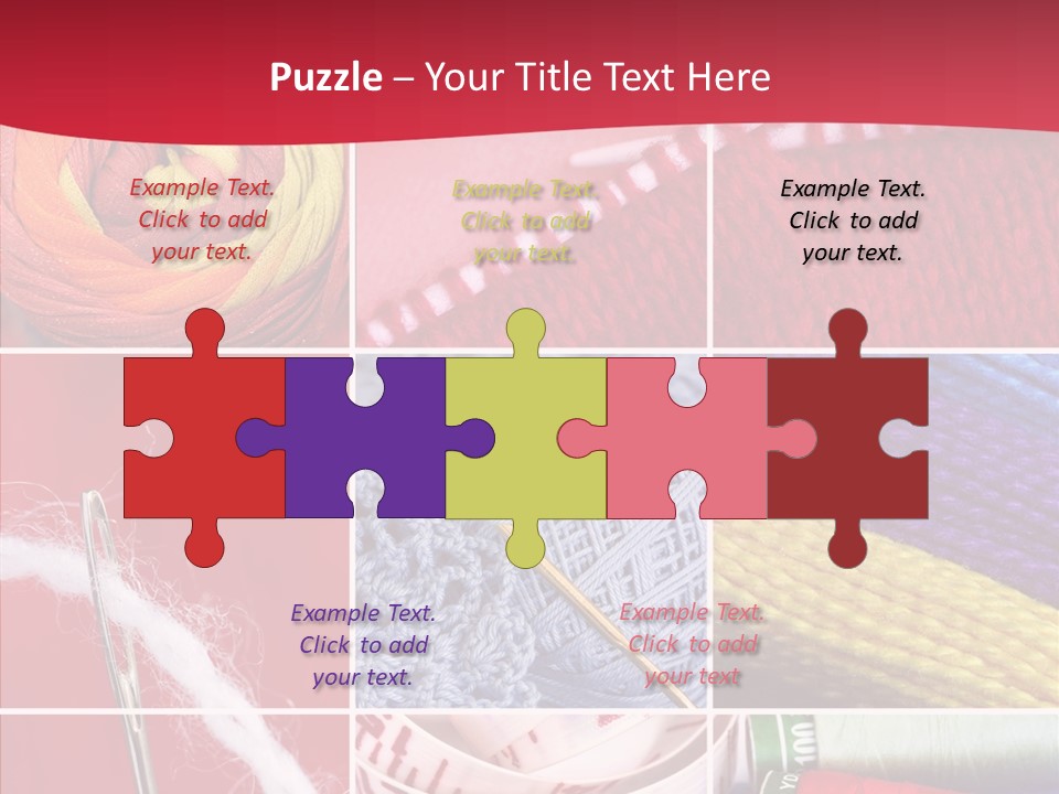 Needle Couture Tape PowerPoint Template