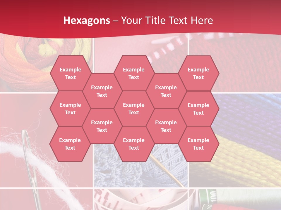 Needle Couture Tape PowerPoint Template