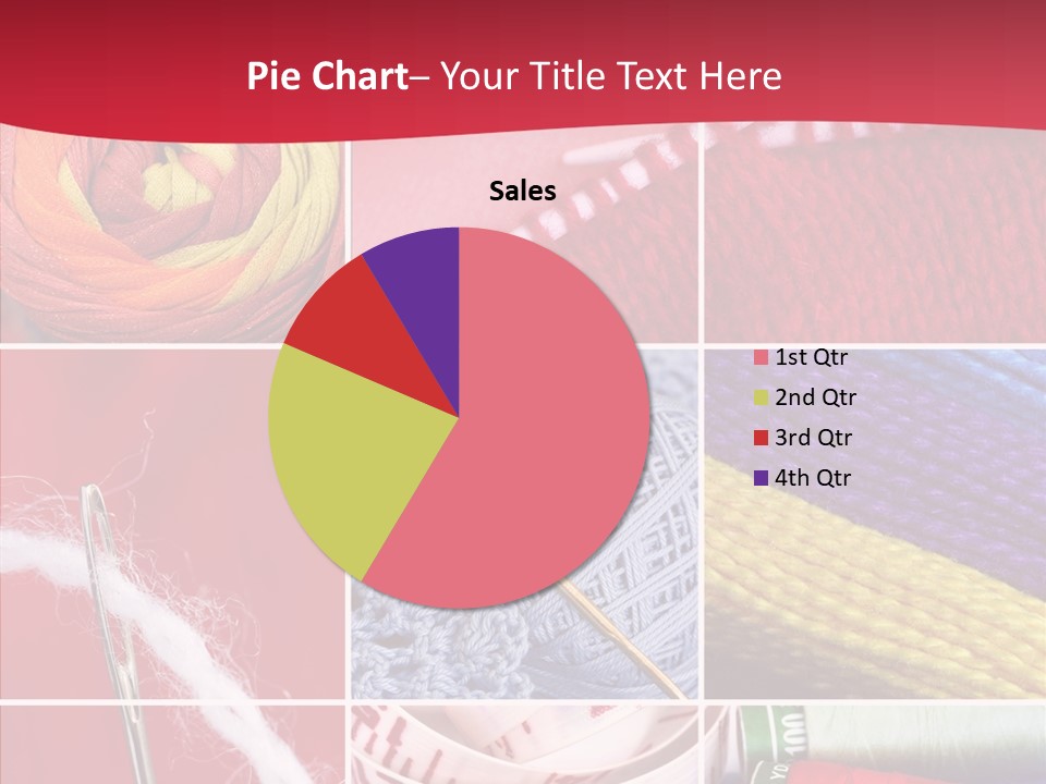 Needle Couture Tape PowerPoint Template