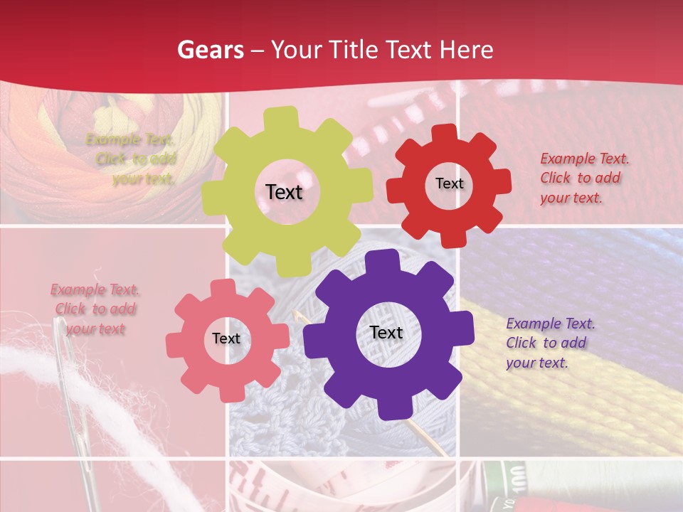 Needle Couture Tape PowerPoint Template