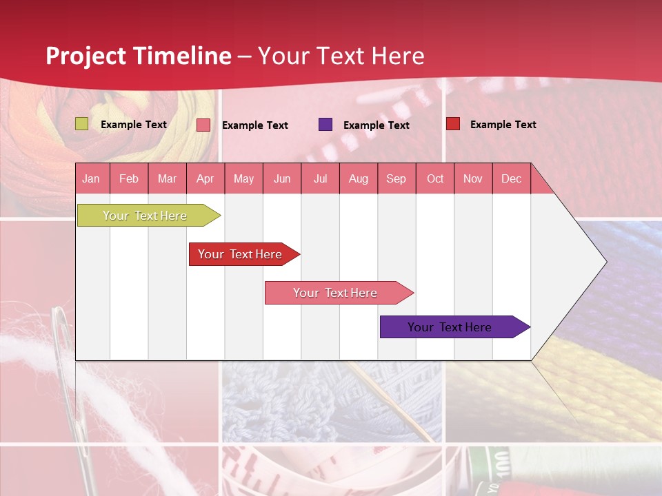 Needle Couture Tape PowerPoint Template