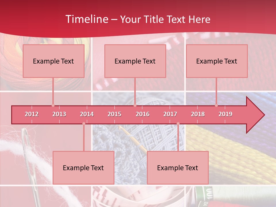 Needle Couture Tape PowerPoint Template
