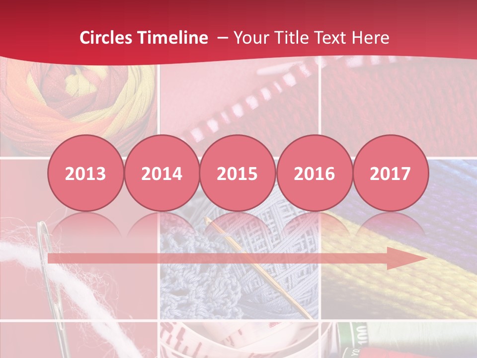 Needle Couture Tape PowerPoint Template