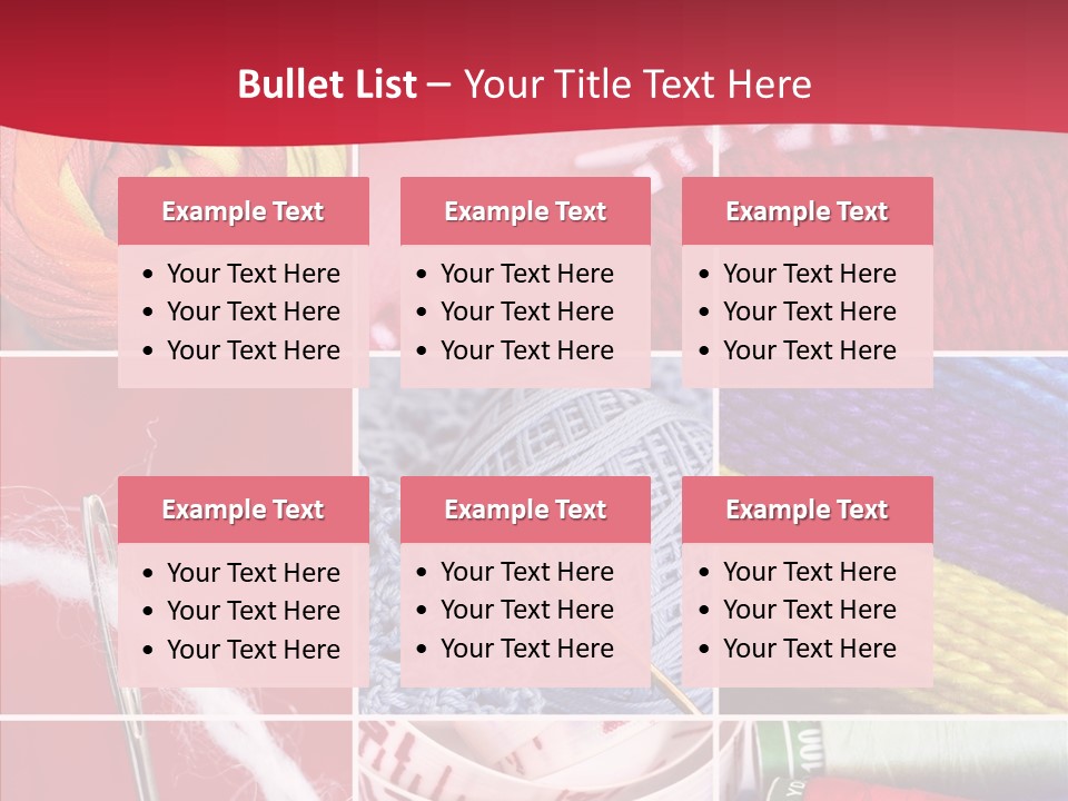 Needle Couture Tape PowerPoint Template