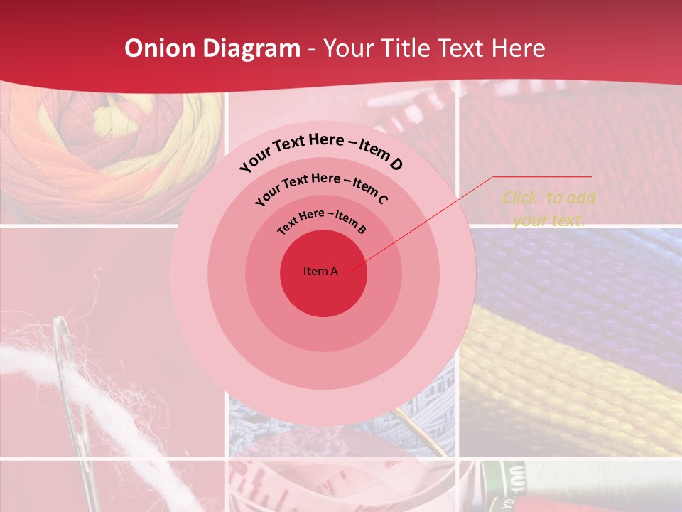 Needle Couture Tape PowerPoint Template