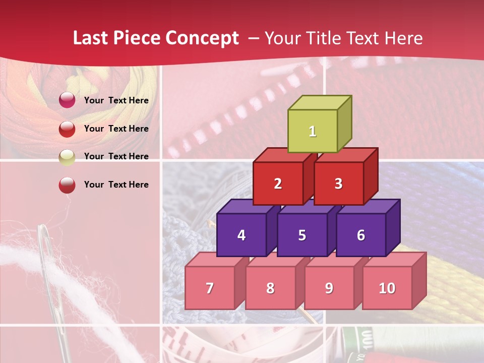 Needle Couture Tape PowerPoint Template