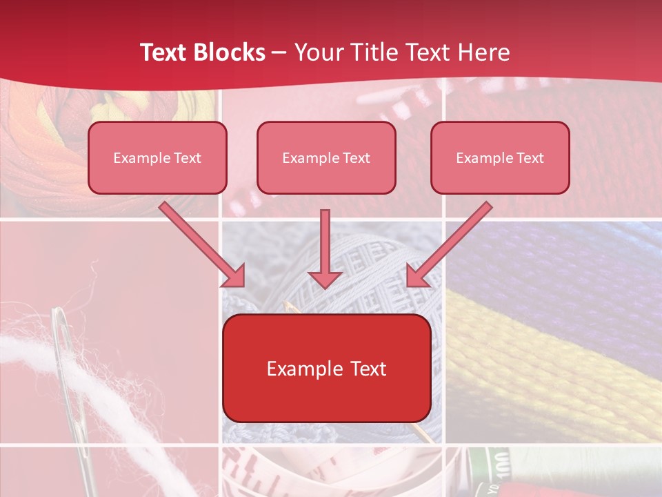 Needle Couture Tape PowerPoint Template