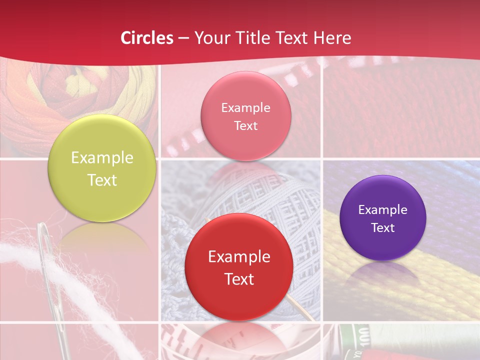 Needle Couture Tape PowerPoint Template