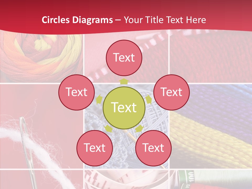 Needle Couture Tape PowerPoint Template