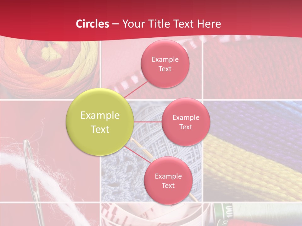 Needle Couture Tape PowerPoint Template