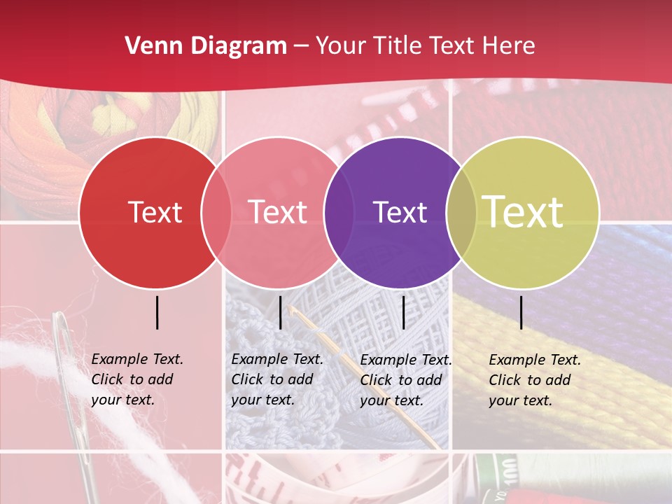 Needle Couture Tape PowerPoint Template