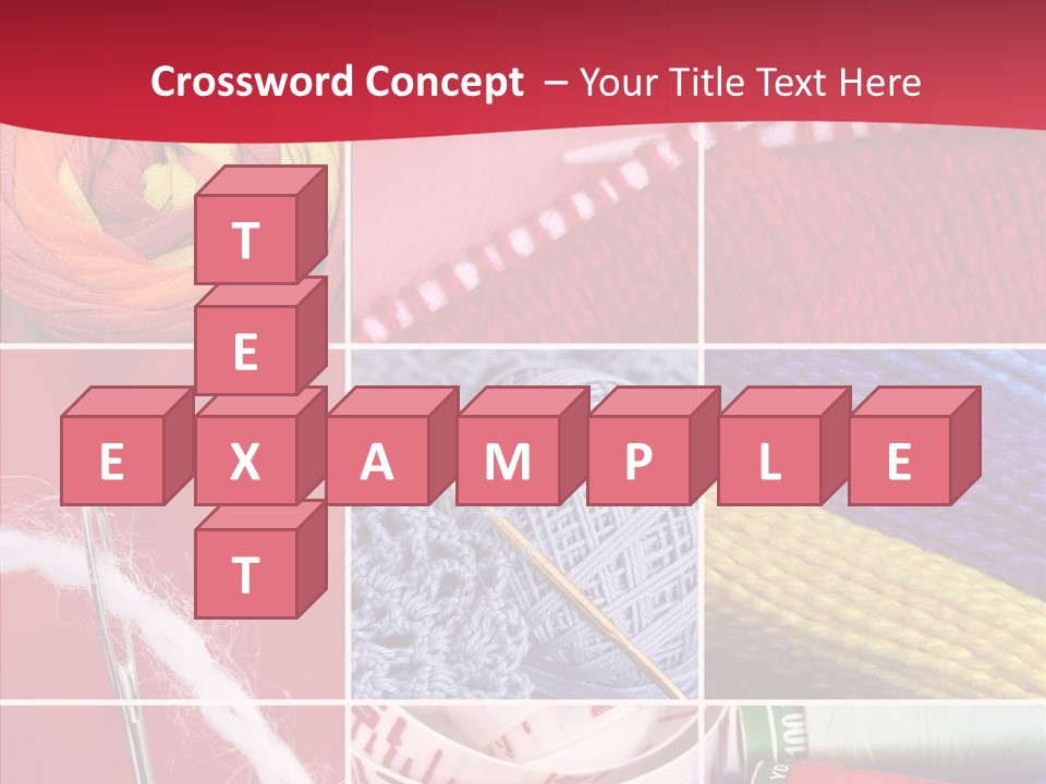 Needle Couture Tape PowerPoint Template