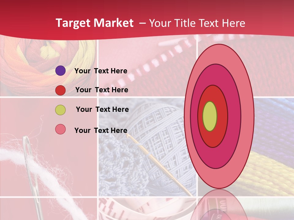 Needle Couture Tape PowerPoint Template