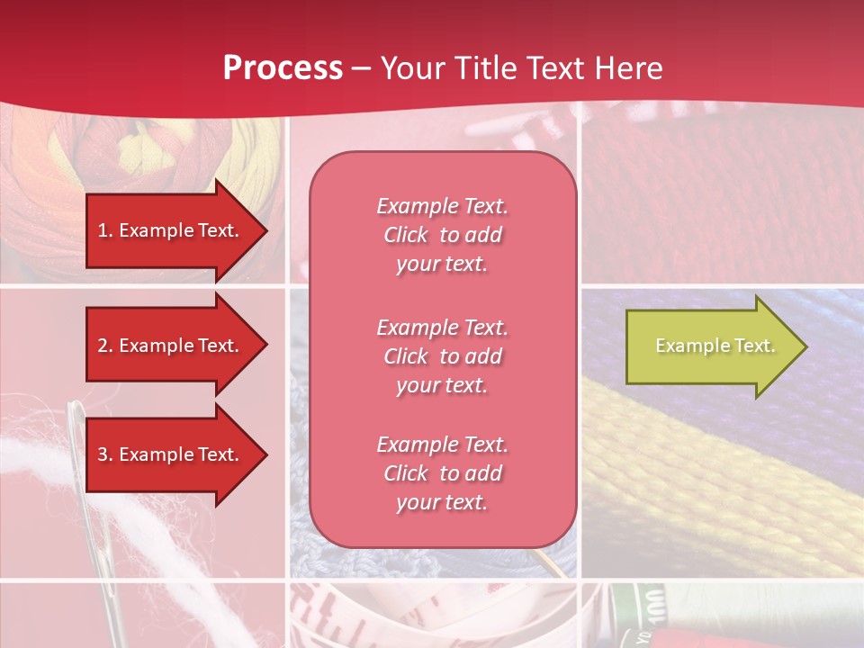 Needle Couture Tape PowerPoint Template