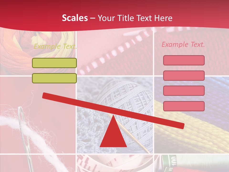 Needle Couture Tape PowerPoint Template