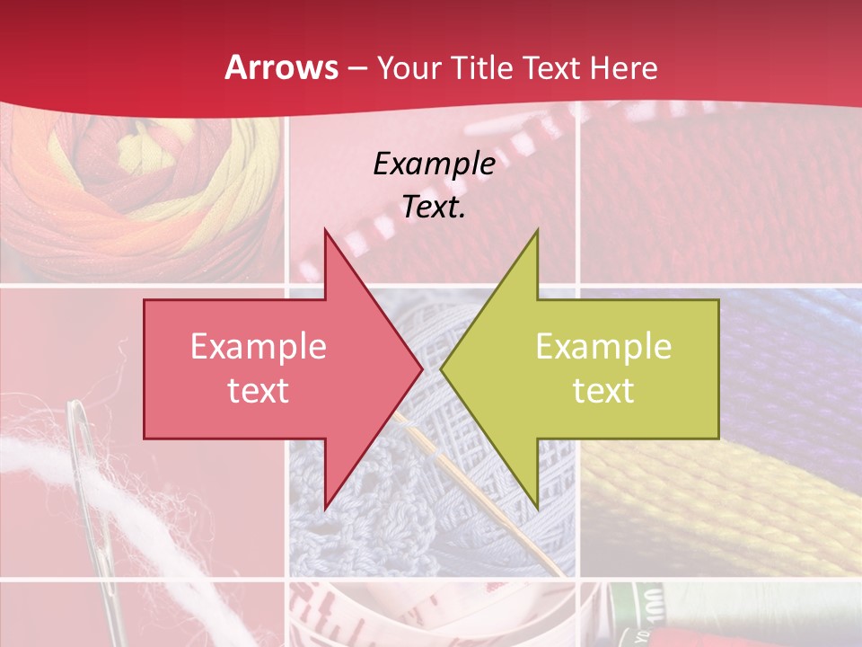Needle Couture Tape PowerPoint Template