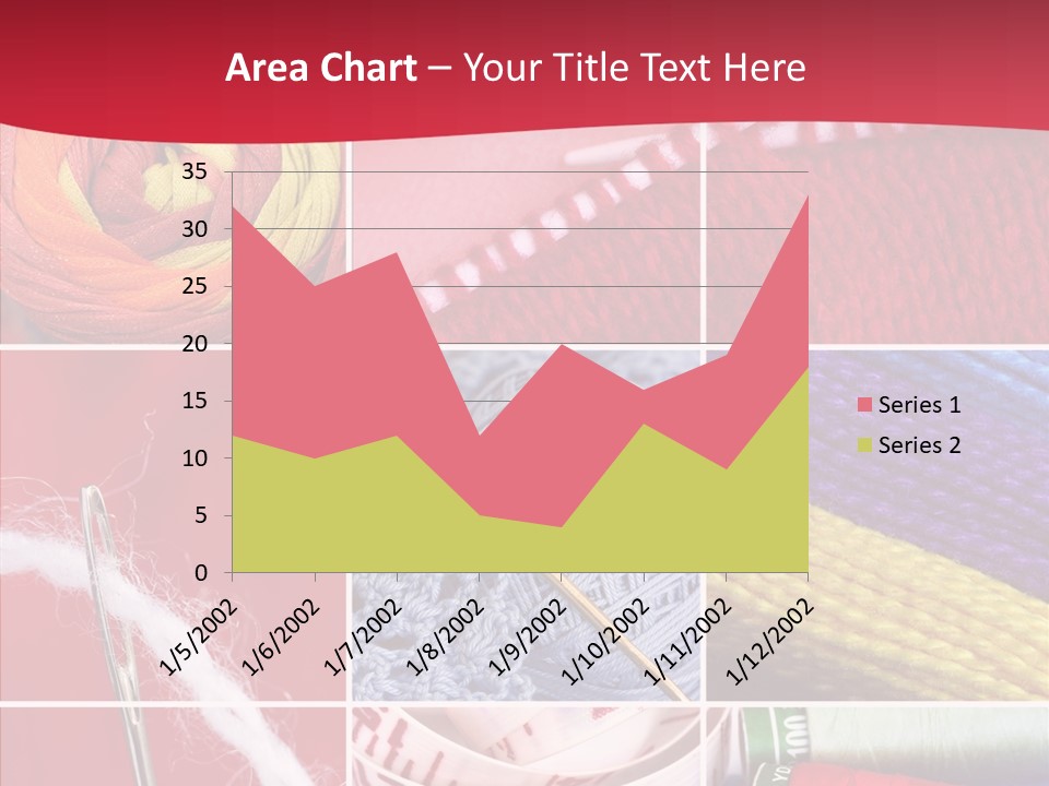 Needle Couture Tape PowerPoint Template