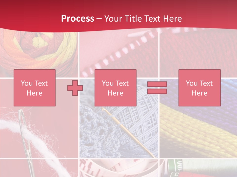 Needle Couture Tape PowerPoint Template