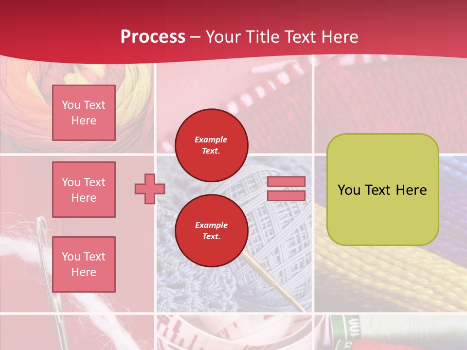 Needle Couture Tape PowerPoint Template