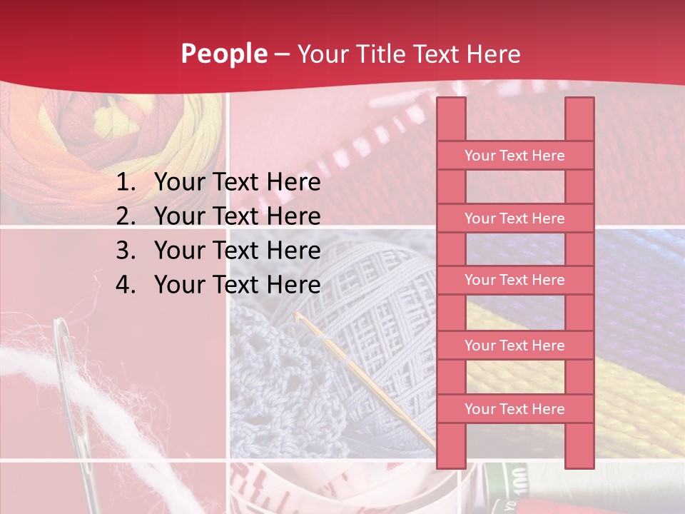 Needle Couture Tape PowerPoint Template