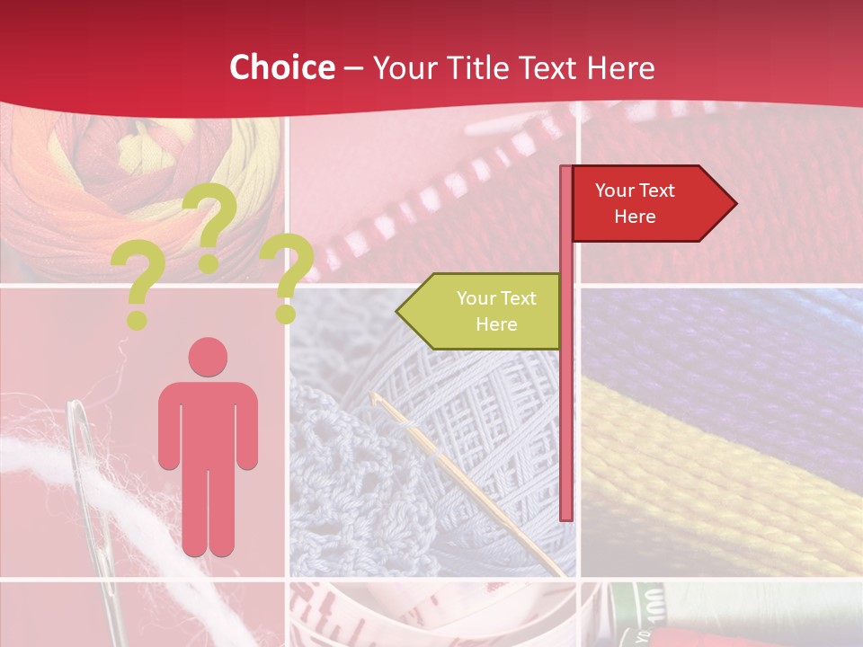 Needle Couture Tape PowerPoint Template
