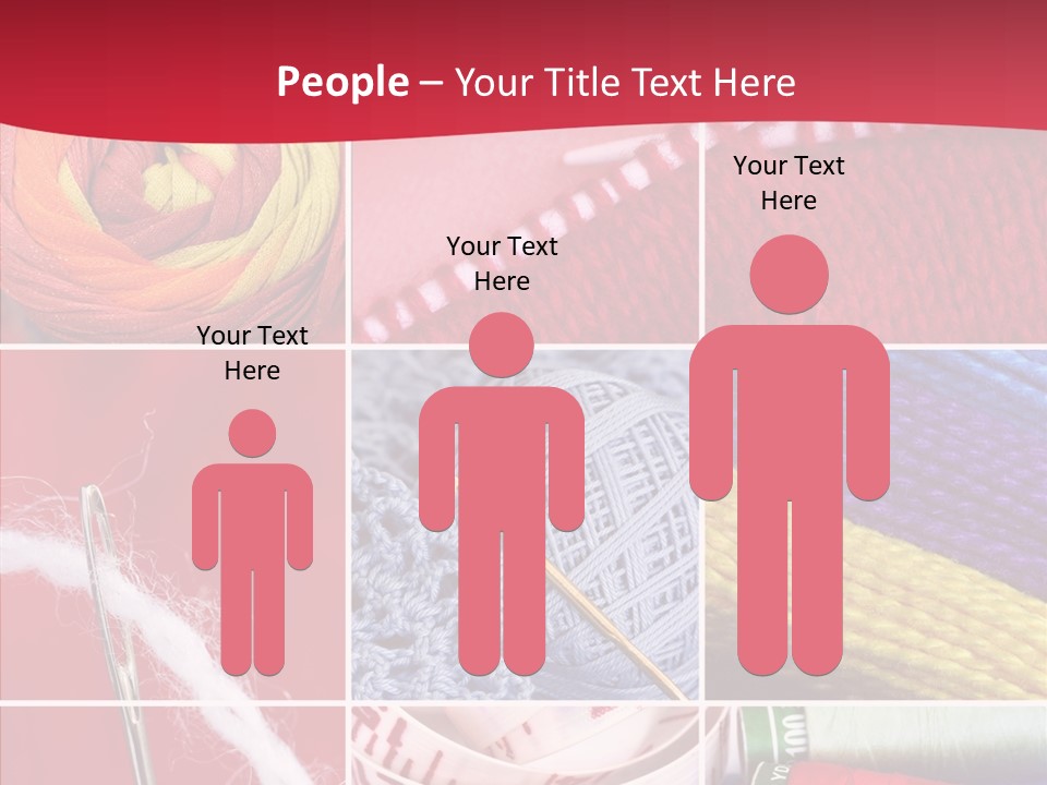 Needle Couture Tape PowerPoint Template