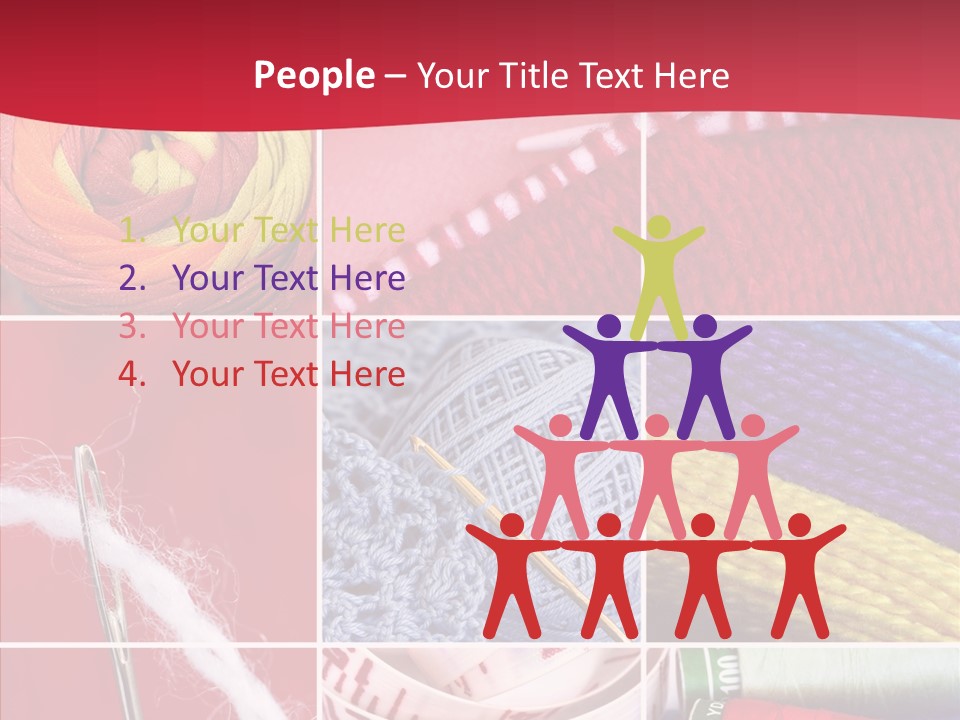 Needle Couture Tape PowerPoint Template