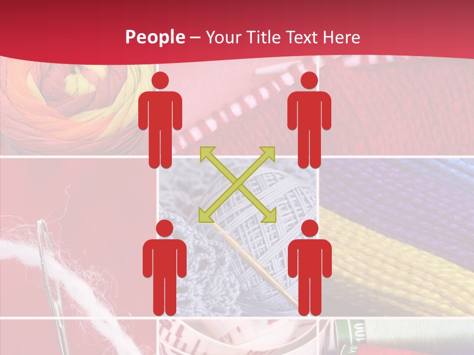 Needle Couture Tape PowerPoint Template