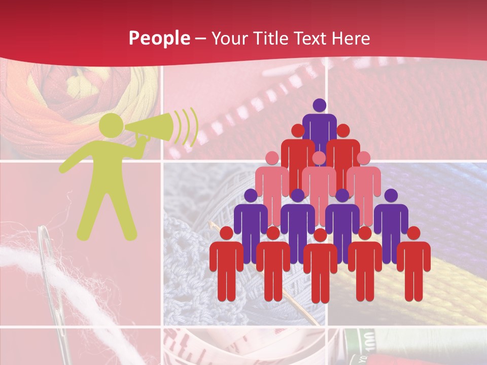 Needle Couture Tape PowerPoint Template