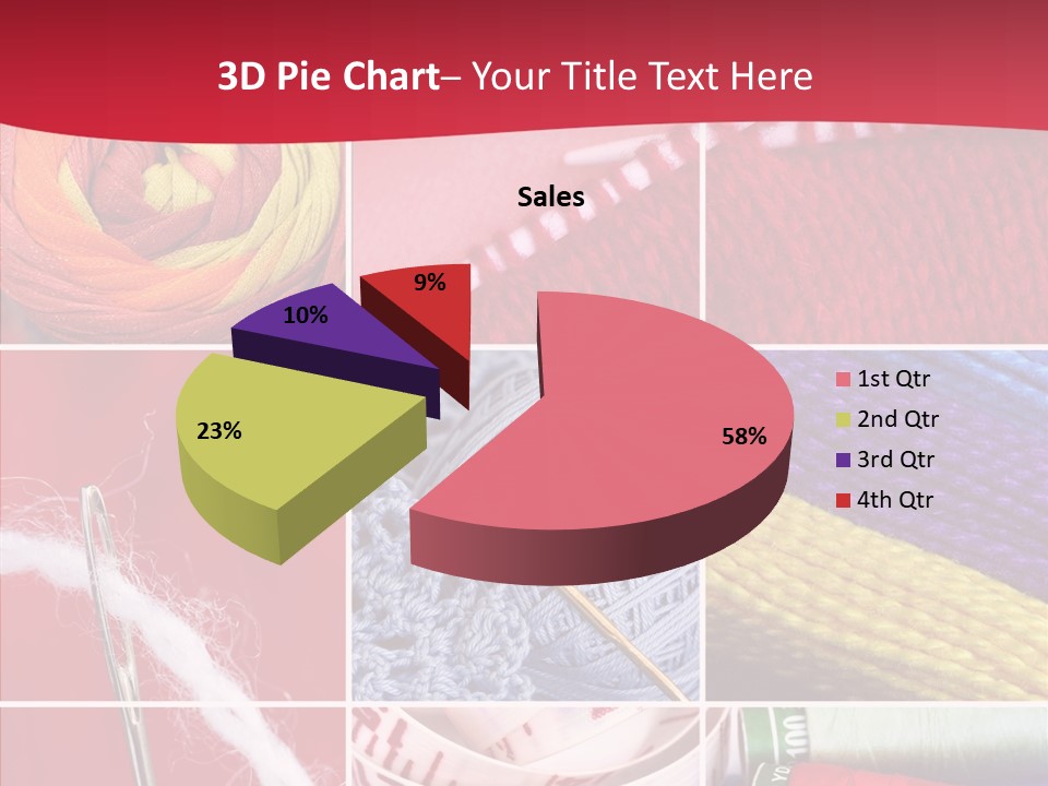 Needle Couture Tape PowerPoint Template