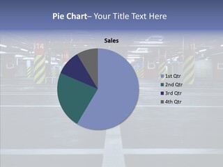 Dark Garage Parking Area PowerPoint Template