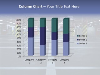 Dark Garage Parking Area PowerPoint Template