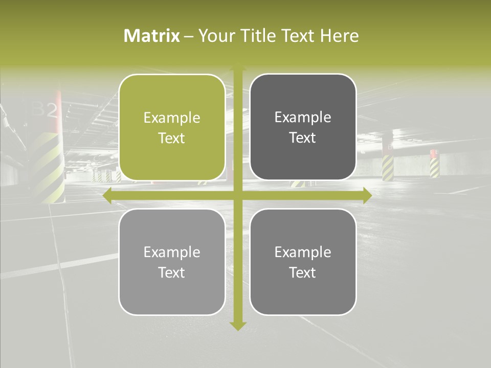 Inside Reflection Car PowerPoint Template