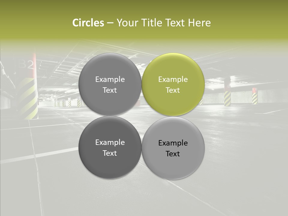 Inside Reflection Car PowerPoint Template