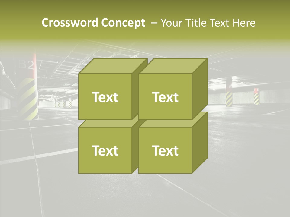 Inside Reflection Car PowerPoint Template