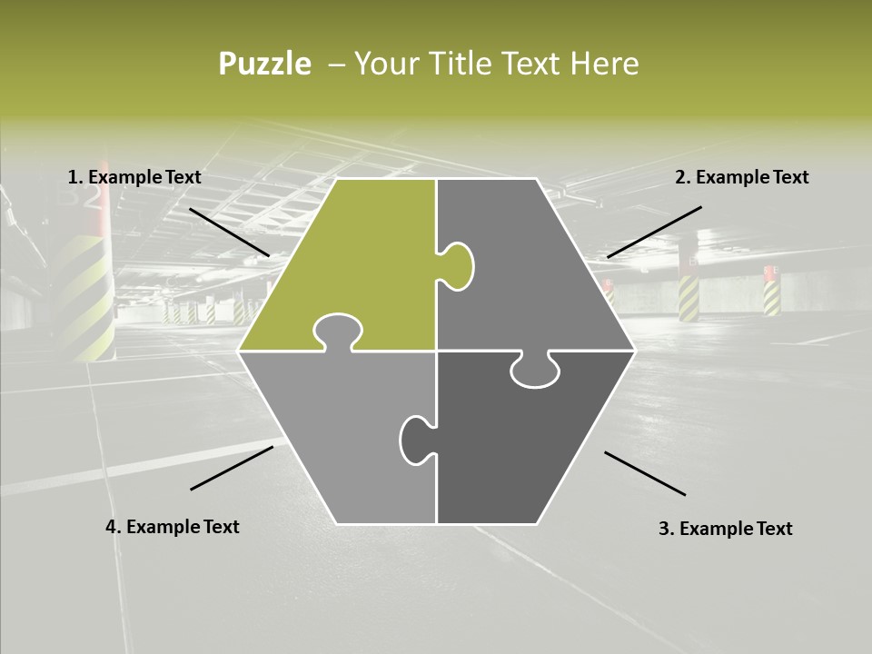 Inside Reflection Car PowerPoint Template