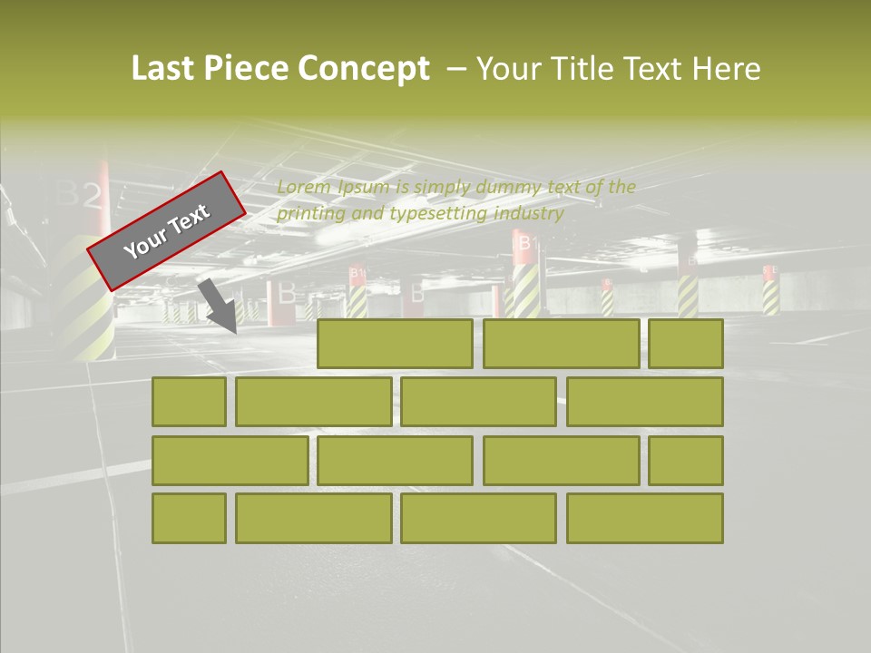Inside Reflection Car PowerPoint Template