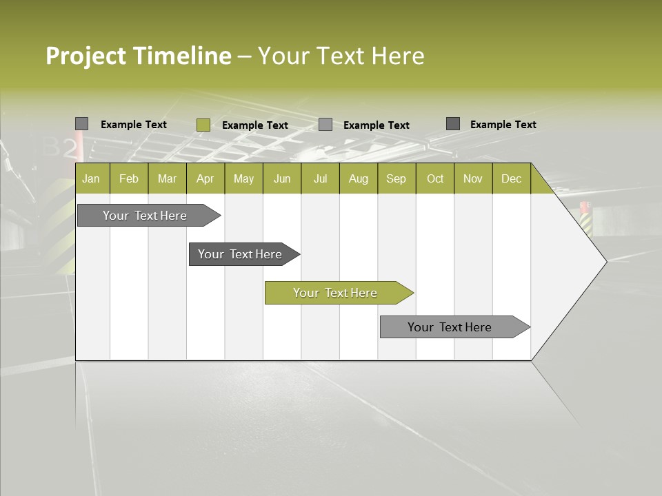 Inside Reflection Car PowerPoint Template