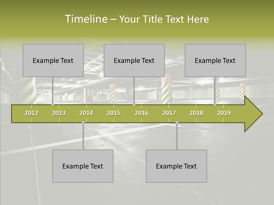 Inside Reflection Car PowerPoint Template