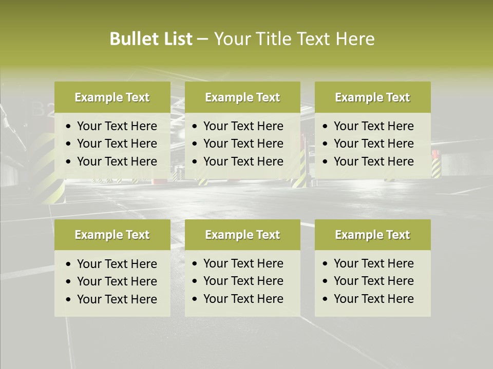 Inside Reflection Car PowerPoint Template