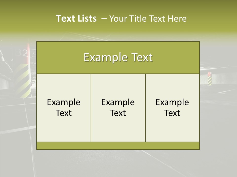 Inside Reflection Car PowerPoint Template