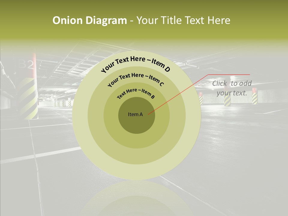 Inside Reflection Car PowerPoint Template