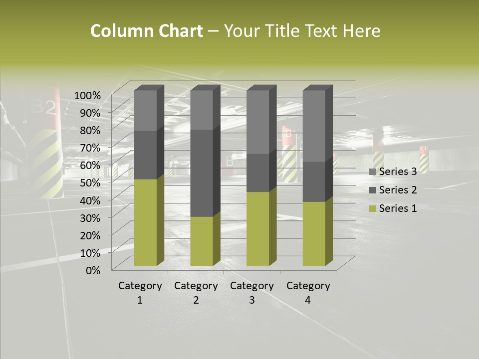 Inside Reflection Car PowerPoint Template