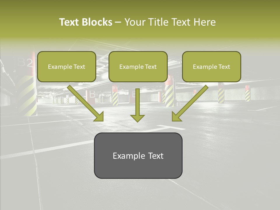 Inside Reflection Car PowerPoint Template