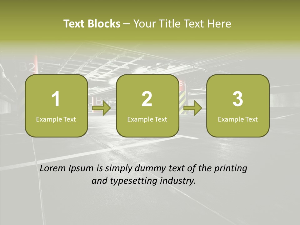 Inside Reflection Car PowerPoint Template