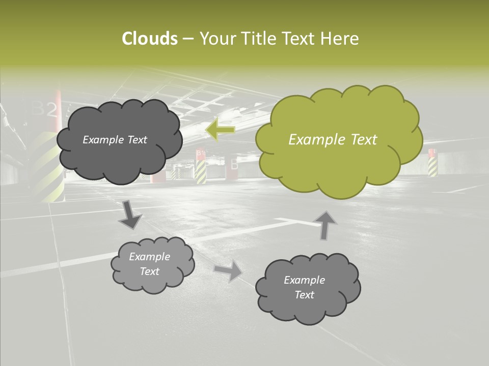 Inside Reflection Car PowerPoint Template