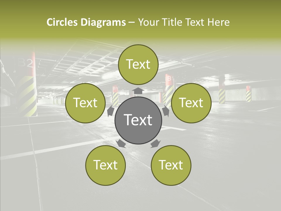 Inside Reflection Car PowerPoint Template