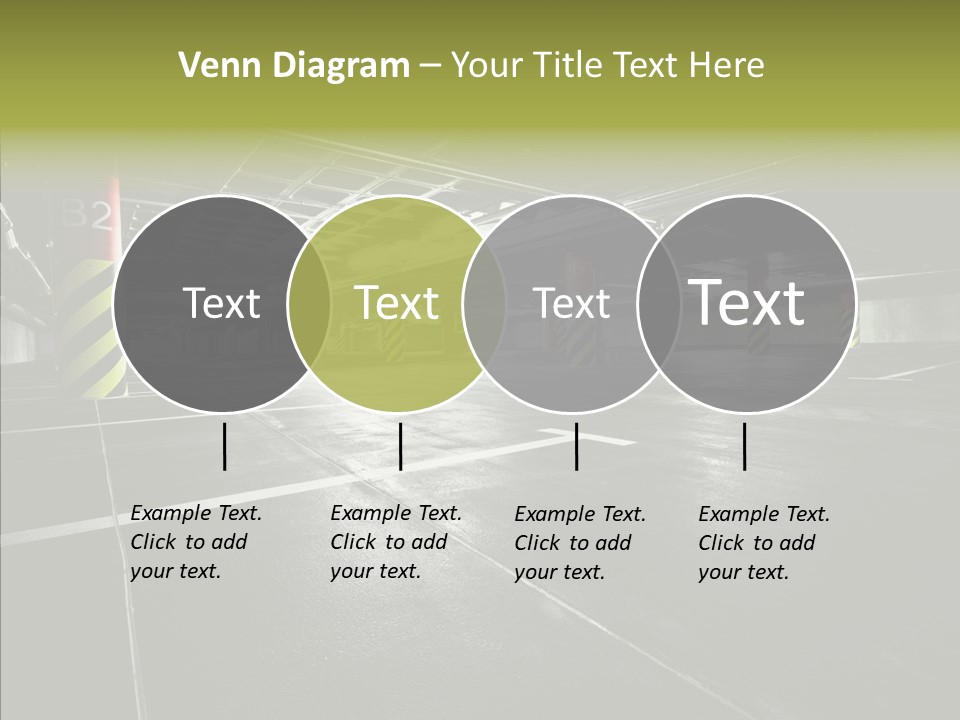 Inside Reflection Car PowerPoint Template